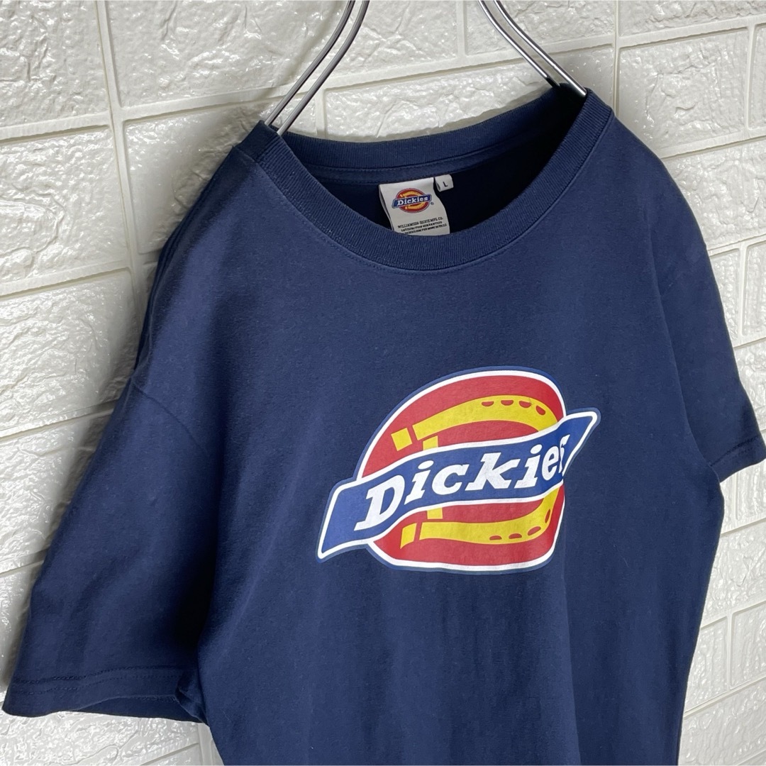 Dickies(ディッキーズ)のディッキーズ　ビッグロゴTシャツ　ネイビー　Lサイズ メンズのトップス(Tシャツ/カットソー(半袖/袖なし))の商品写真