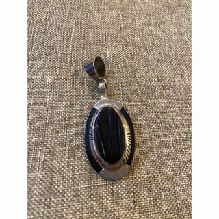 インディアンジュエリー(INDIAN JEWELRY)の希少ken romero大理石blackjade indianjewelry(ネックレス)