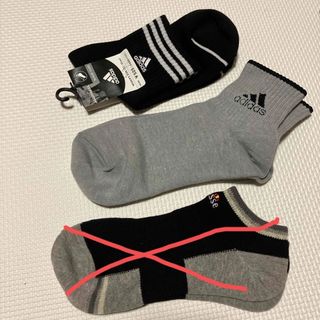 アディダス(adidas)のmagi様　レディース　ソックス　靴下　２足セット　アディダス　(ソックス)