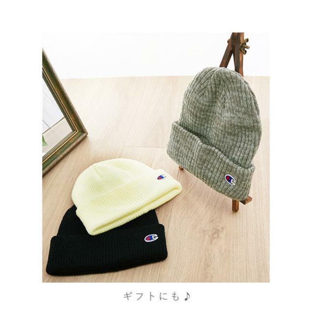 Champion(チャンピオン)のChampion チャンピオン ニット帽 Cワッペン ワッチ メンズの帽子(ニット帽/ビーニー)の商品写真