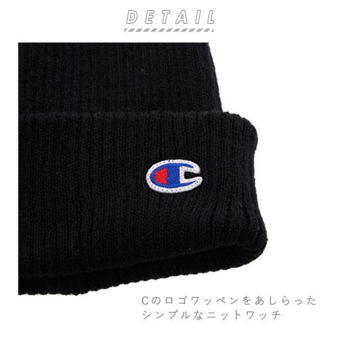 Champion(チャンピオン)のChampion チャンピオン ニット帽 Cワッペン ワッチ メンズの帽子(ニット帽/ビーニー)の商品写真