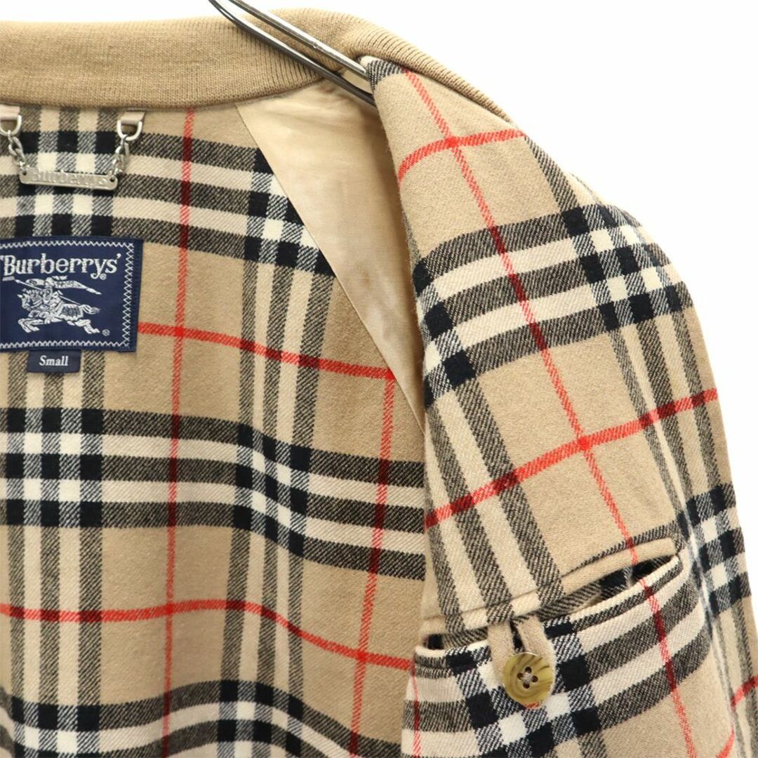 BURBERRY(バーバリー)のバーバリーズ 90s オールド ウール ブルゾン S ブラウン Burberrys メンズ 古着 【240201】 メンズのジャケット/アウター(ブルゾン)の商品写真