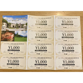 ベルーナ(Belluna)のベルーナグループ運営提携施設株主優待割引10000円分(その他)