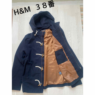 エイチアンドエム(H&M)のH&Mメンズジャケットコ-トブラックＭサイズ(ノーカラージャケット)