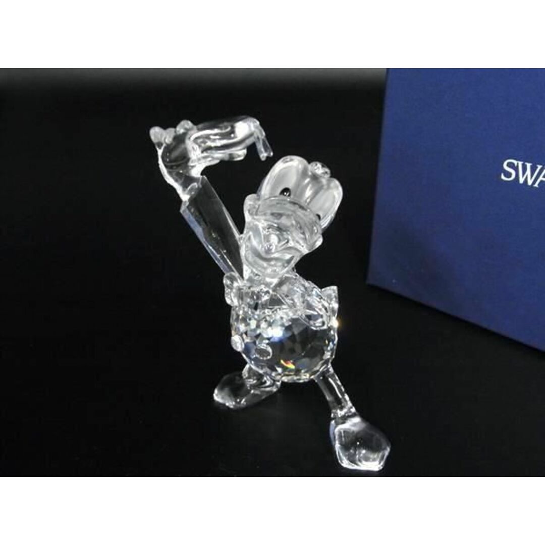 SWAROVSKI(スワロフスキー)の■希少■新品■未使用■ SWAROVSKI スワロフスキー ディズニー ドナルドダック クリスタル オブジェ 置物 インテリア クリア AU7789  レディースのアクセサリー(その他)の商品写真