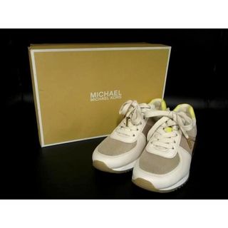 マイケルコース(Michael Kors)の■新品■未使用■ MICHAEL KORS マイケルコース メッシュ×レザー スニーカー 表記サイズ 6.5 (約23.5cm) 靴 シューズ ブラウン系 BE8948 (その他)