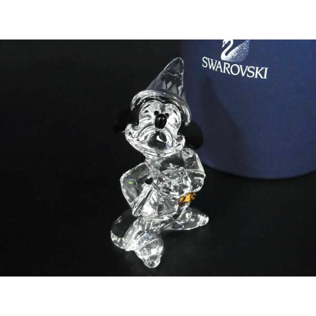 SWAROVSKI(スワロフスキー)の■新品■未使用■ SWAROVSKI スワロフスキー ディズニー コラボ ソーサラーミッキー クリスタル オブジェ 置物 インテリア クリア AU7713  レディースのアクセサリー(その他)の商品写真