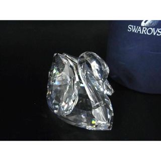 スワロフスキー(SWAROVSKI)の■新品■未使用■ SWAROVSKI スワロフスキー 010005 クリスタル スワン 白鳥 オブジェ 置物 インテリア クリア CC1356 (その他)