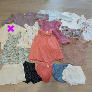 ベビーギャップ(babyGAP)の女の子 80 春夏　まとめ売り　セット売り(その他)