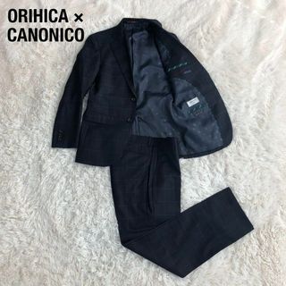 オリヒカ(ORIHICA)のORIHICA×CANONICOセットアップスーツ　ネイビーチェックオリヒカ(セットアップ)