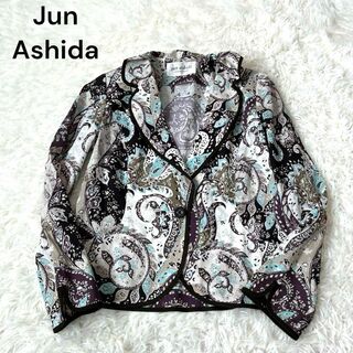 ジュンアシダ(jun ashida)のJunAshida ジュンアシダ　花柄　ペイズリー　柄　テーラード　ジャケット(テーラードジャケット)