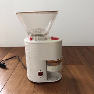 ボダム(bodum)のbodum BISTRO ビストロ 電動式コーヒーグラインダー ホワイト(電動式コーヒーミル)