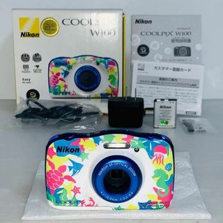 Nikon COOLPIX Ｗ100 Marin(コンパクトデジタルカメラ)