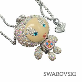 スワロフスキー(SWAROVSKI)の【極美品】SWAROVSKI ロングネックレス Erika  マルチカラー(ネックレス)