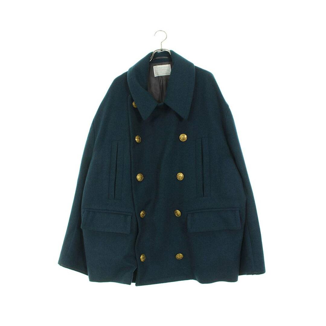 ピーコートカラー  19AW  19WCM-CO2102 金ボタン カシミア混ピーコート メンズ 3