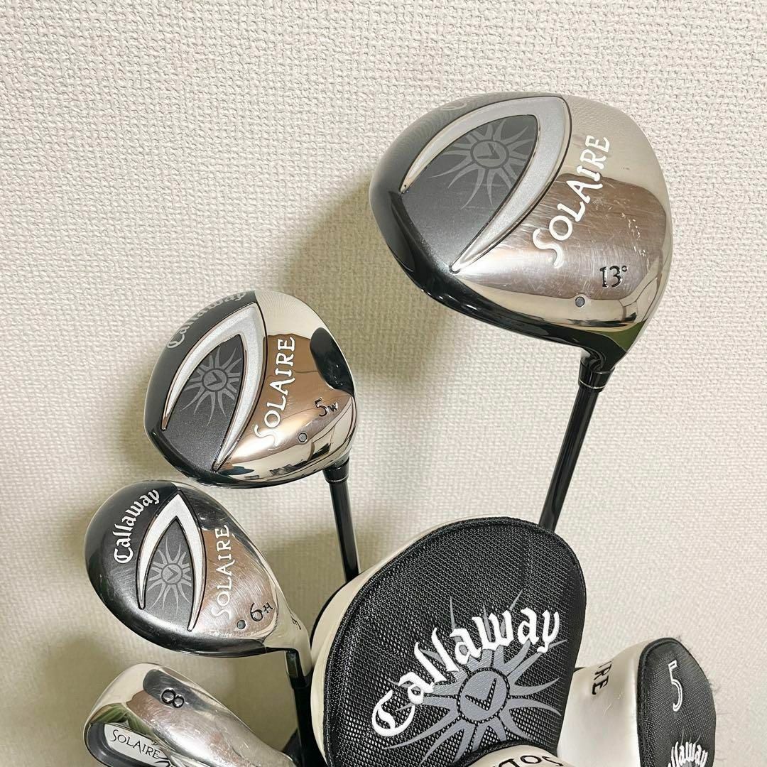 Callaway(キャロウェイ)の初心者おすすめ☆キャロウェイ　ソレイユ　レディース　ゴルフクラブセット　7本 スポーツ/アウトドアのゴルフ(クラブ)の商品写真