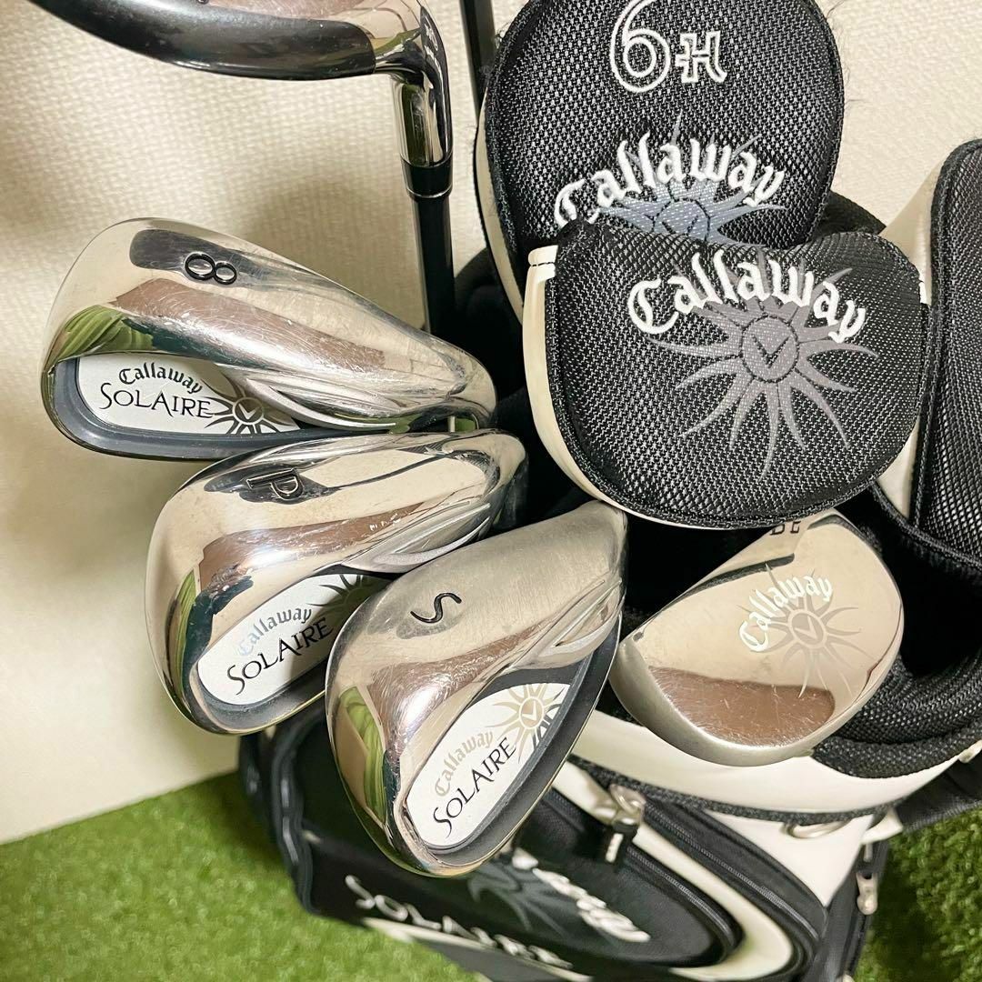 Callaway(キャロウェイ)の初心者おすすめ☆キャロウェイ　ソレイユ　レディース　ゴルフクラブセット　7本 スポーツ/アウトドアのゴルフ(クラブ)の商品写真