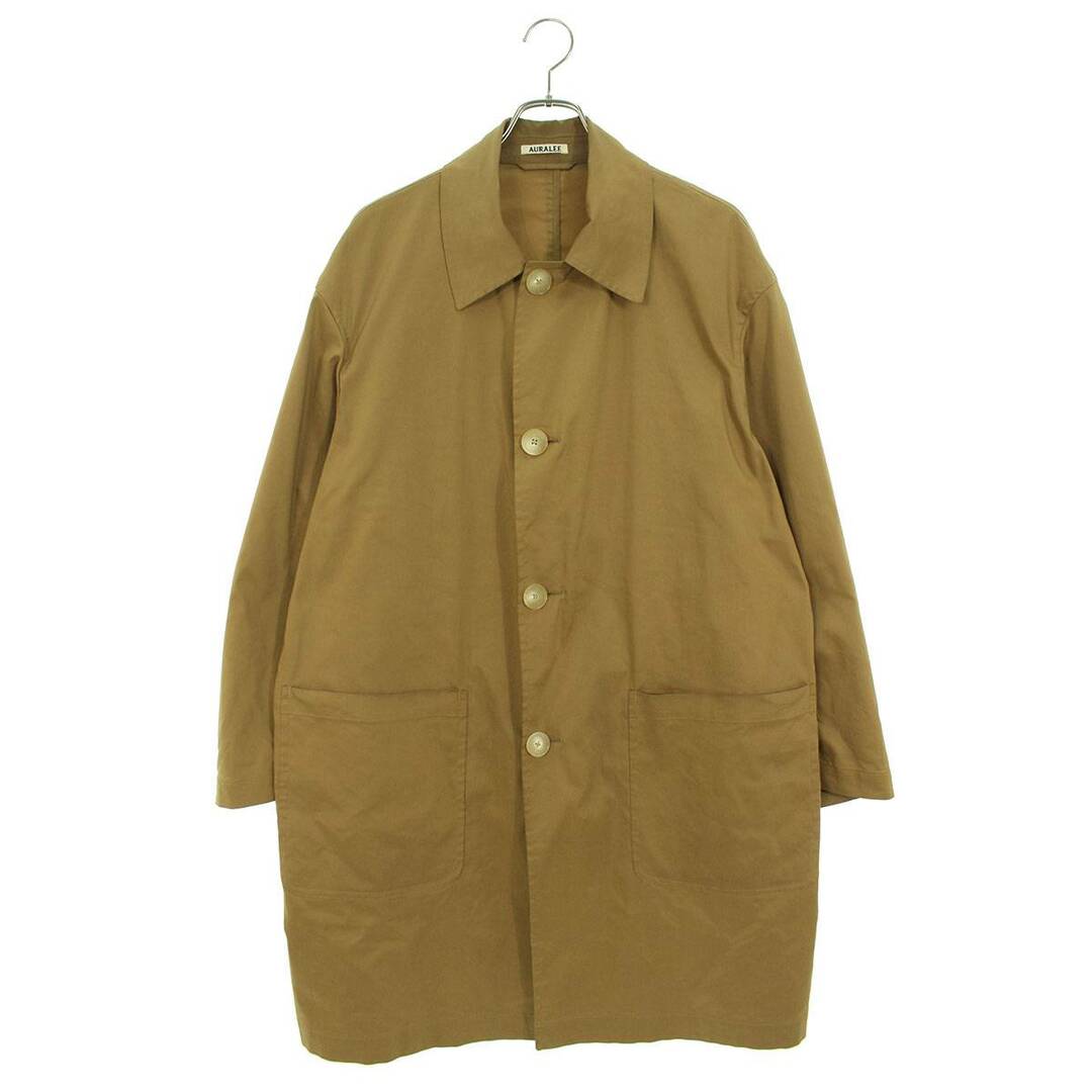 AURALEE(オーラリー)のオーラリー ×スタイリスト私物  21AW  A21AC01SS EXCLUSIVE STRETCH SOUTIEN COAT ステンカラーコート メンズ 4 メンズのジャケット/アウター(ステンカラーコート)の商品写真