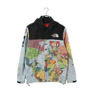 シュプリーム(Supreme)のシュプリーム ×ノースフェイス THE NORTH FACE  14SS  Expedition Coaches Jacket MAP国旗エクスペディションコーチジャケットブルゾン メンズ S(ブルゾン)