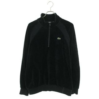 シュプリーム(Supreme)のシュプリーム ×ラコステ Lacoste  18SS  Velour Half-Zip Track Top ベロアハーフジップトラックブルゾン メンズ L(ブルゾン)