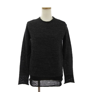 ワイズ(Y's)のワイズ Y's ニット セーター 長袖 YY-K01-163 黒 グレー 3(ニット/セーター)