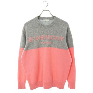 ジバンシィ(GIVENCHY)のジバンシィ  BW90AE4Z7H ロゴデザイン切り替えしニット メンズ M(ニット/セーター)