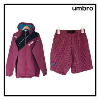 アンブロ(UMBRO)のアンブロ　ギンガムチェック　ハイブリッドクロスジャケット　パンツ　セットアップ(その他)