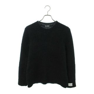 ラフシモンズ(RAF SIMONS)のラフシモンズ  22AW モヘア混袖ロゴパッチニット メンズ L(ニット/セーター)