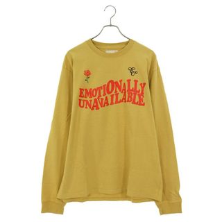 エモーショナリー アンアベイラブル EMOTIONALLY UNAVAILABLE  EU-S22-0000-024 ローズハートプリント長袖カットソー メンズ L(Tシャツ/カットソー(七分/長袖))