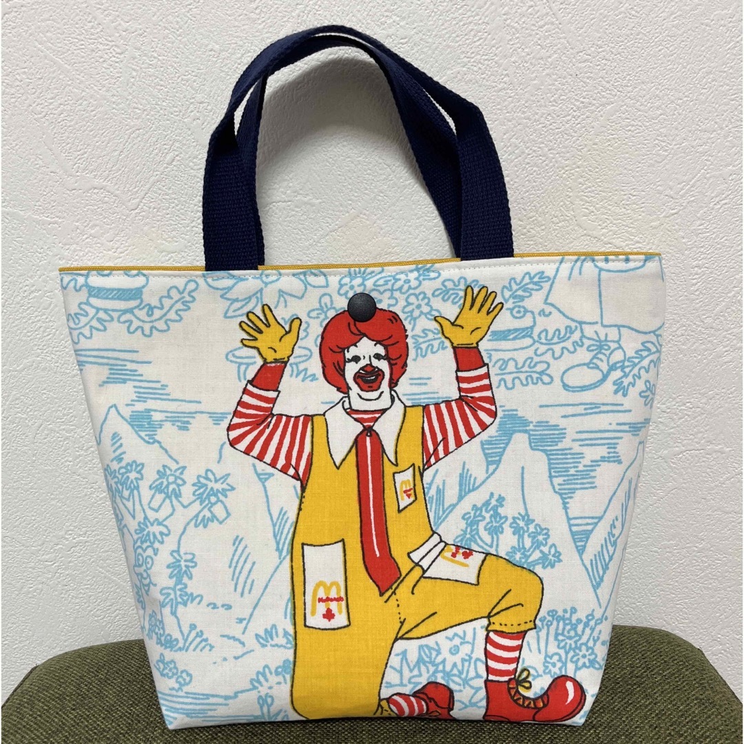 マクドナルド(マクドナルド)のSALE⭐️マクドナルド 小さめトートバッグ ハンドメイドのファッション小物(バッグ)の商品写真