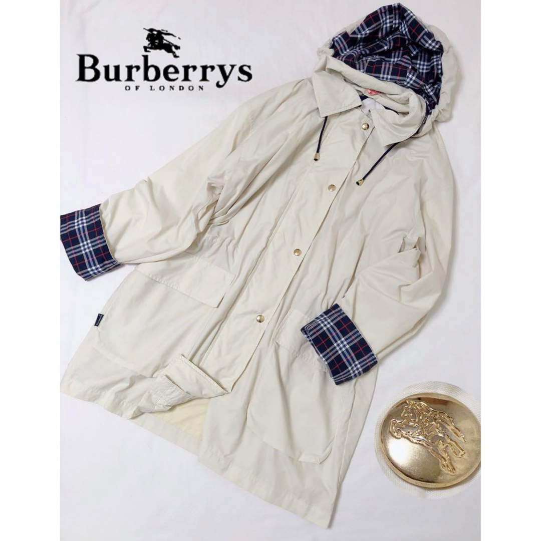 BURBERRY(バーバリー)の超希少　クリーニング済【Burberry's】英国製 ノバチェック羽織 レディースのジャケット/アウター(スプリングコート)の商品写真