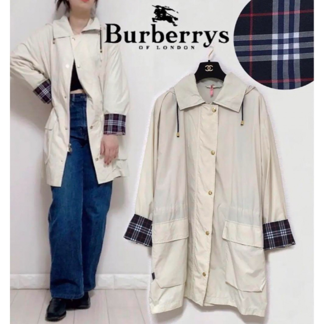 BURBERRY(バーバリー)の超希少　クリーニング済【Burberry's】英国製 ノバチェック羽織 レディースのジャケット/アウター(スプリングコート)の商品写真