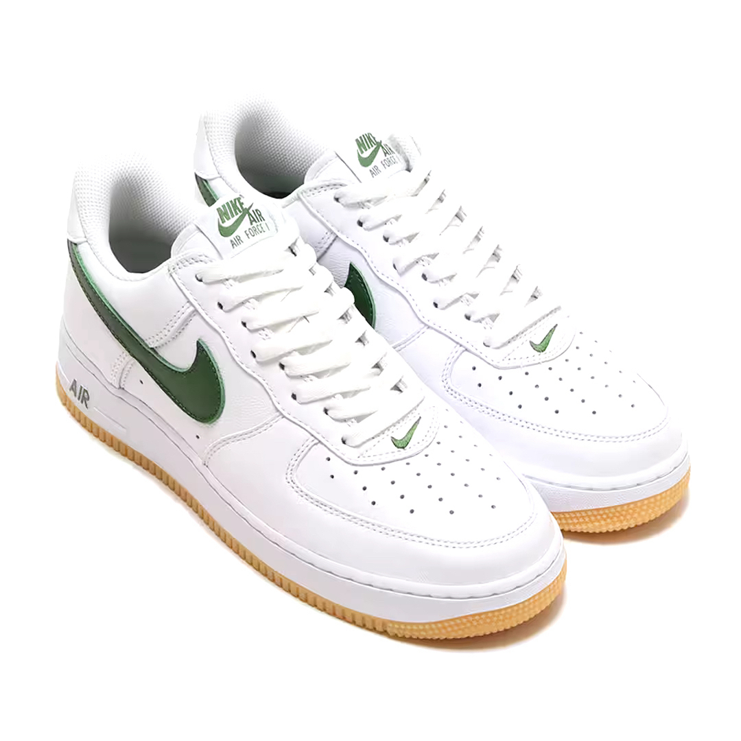 【新品23.5cm】NIKE エアフォース1ホワイト/グリーン/ガムソール 【新品23.5cm】NIKE エアフォース1ホワイト/グリーン/ガムソール