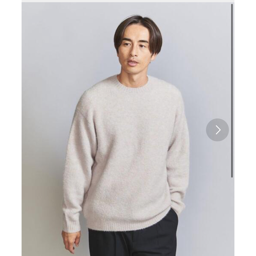 BEAUTY&YOUTH UNITED ARROWS(ビューティアンドユースユナイテッドアローズ)のB&Y エアシャギーアルパカニット メンズのトップス(ニット/セーター)の商品写真