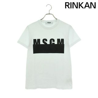 エムエスジイエム(MSGM)のエムエスジイエム  2440MM147J ロゴプリントTシャツ メンズ S(Tシャツ/カットソー(半袖/袖なし))