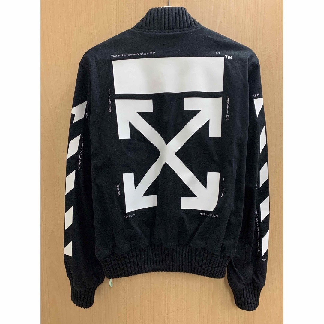 OFF-WHITE(オフホワイト)の【週末セール】OFF-WHITE スキニーバーシティジャケット　 メンズのジャケット/アウター(スタジャン)の商品写真