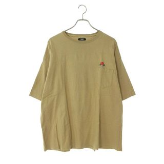 ティーエムティー(TMT)のティーエムティー バックスカルローズ刺繍ポケットTシャツ メンズ L(Tシャツ/カットソー(半袖/袖なし))