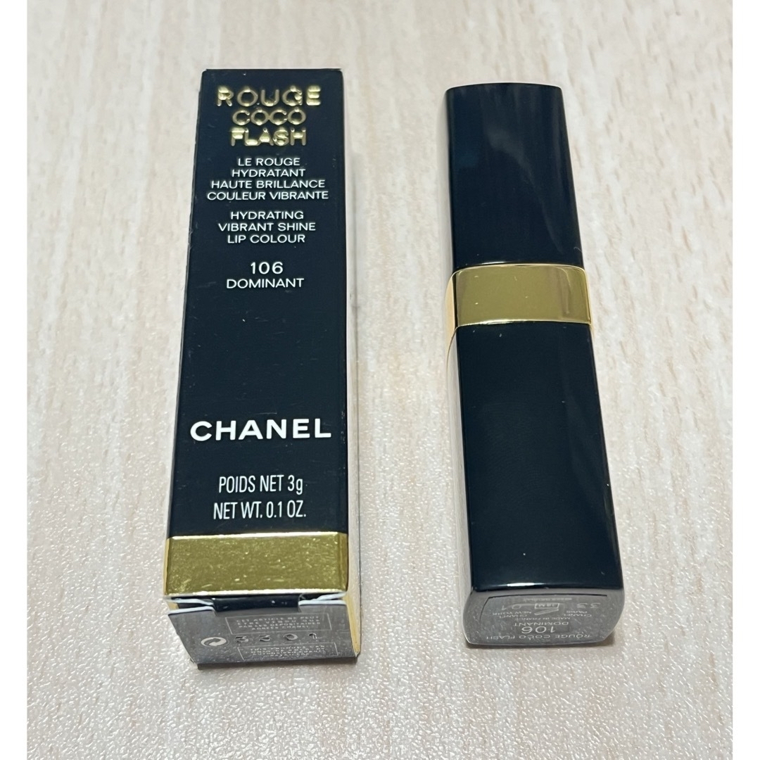 CHANEL(シャネル)のCHANEL ルージュ　ココフラッシュ  106ドミナン  暗めレッド　 コスメ/美容のベースメイク/化粧品(口紅)の商品写真