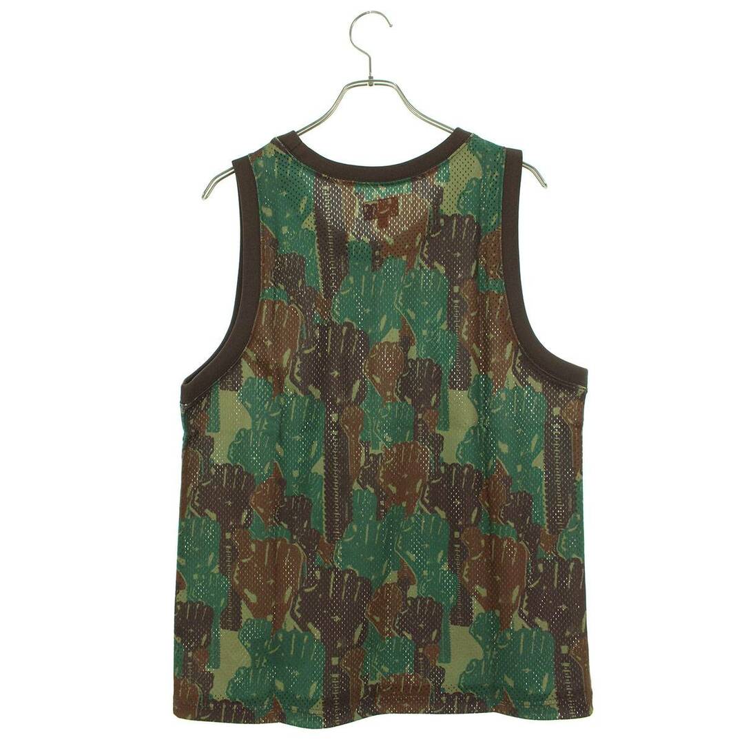 Supreme(シュプリーム)のシュプリーム  23SS  Hardies Camo Basketball Jersey ラインストーンロゴ装飾メッシュタンクトップ メンズ S メンズのトップス(タンクトップ)の商品写真