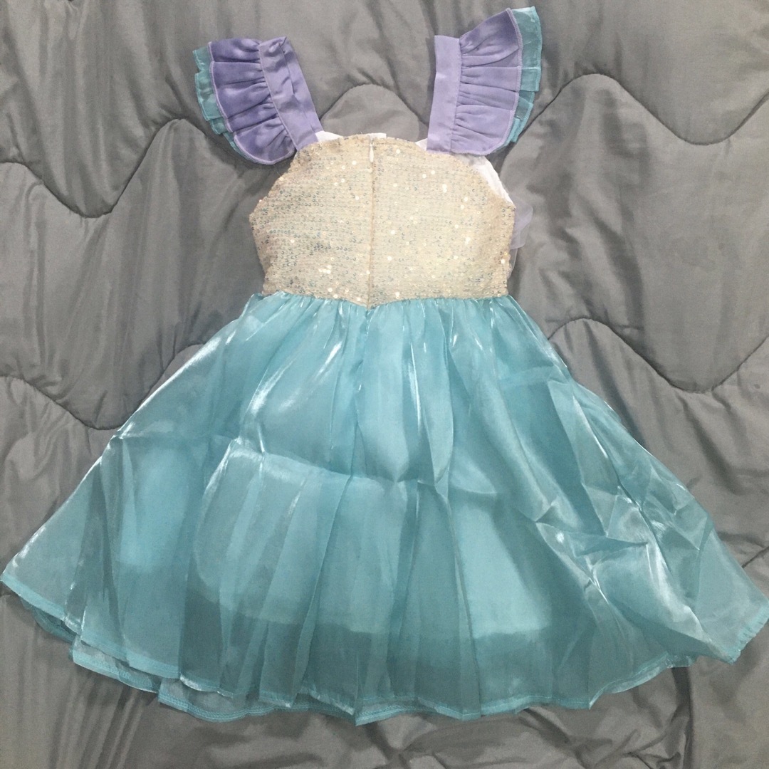 マーメイド　110   アリエル　　ドレス　人魚姫　コスプレ　　誕生日 キッズ/ベビー/マタニティのキッズ服女の子用(90cm~)(ドレス/フォーマル)の商品写真