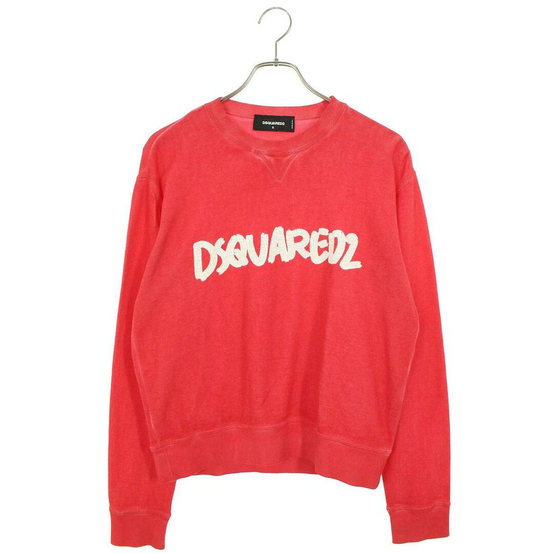 DSQUARED2(ディースクエアード)のディースクエアード  S75GU0068 オーバーダイロゴスウェット メンズ S メンズのトップス(スウェット)の商品写真