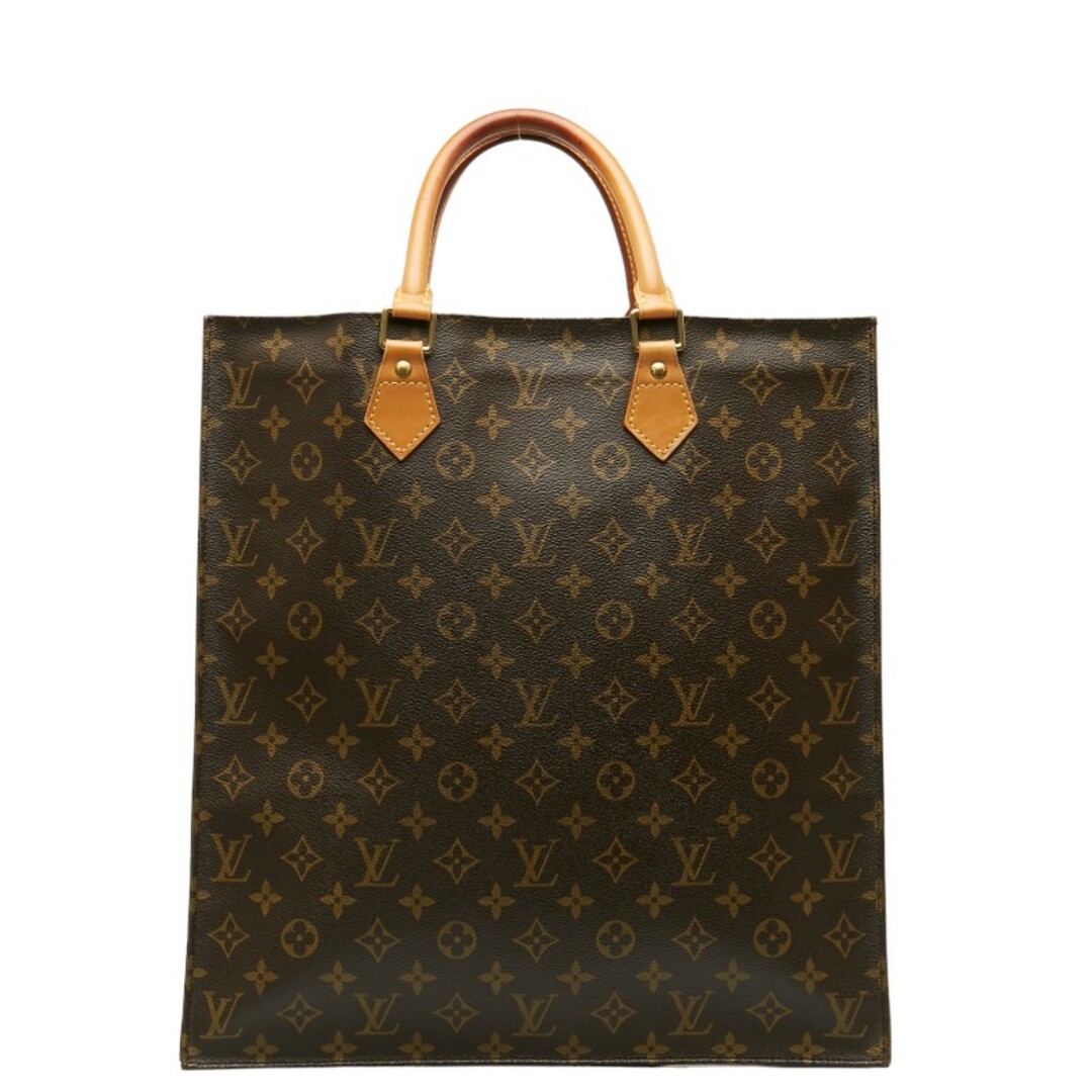 約12cm開閉式ルイ ヴィトン モノグラム サックプラ ハンドバッグ トートバッグ M51140 PVC レディース LOUIS VUITTON 【214-34880】