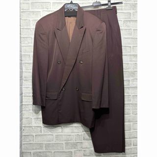 Ermenegildo Zegna　カシミヤ混　ダブル　セットアップ　チーフ付