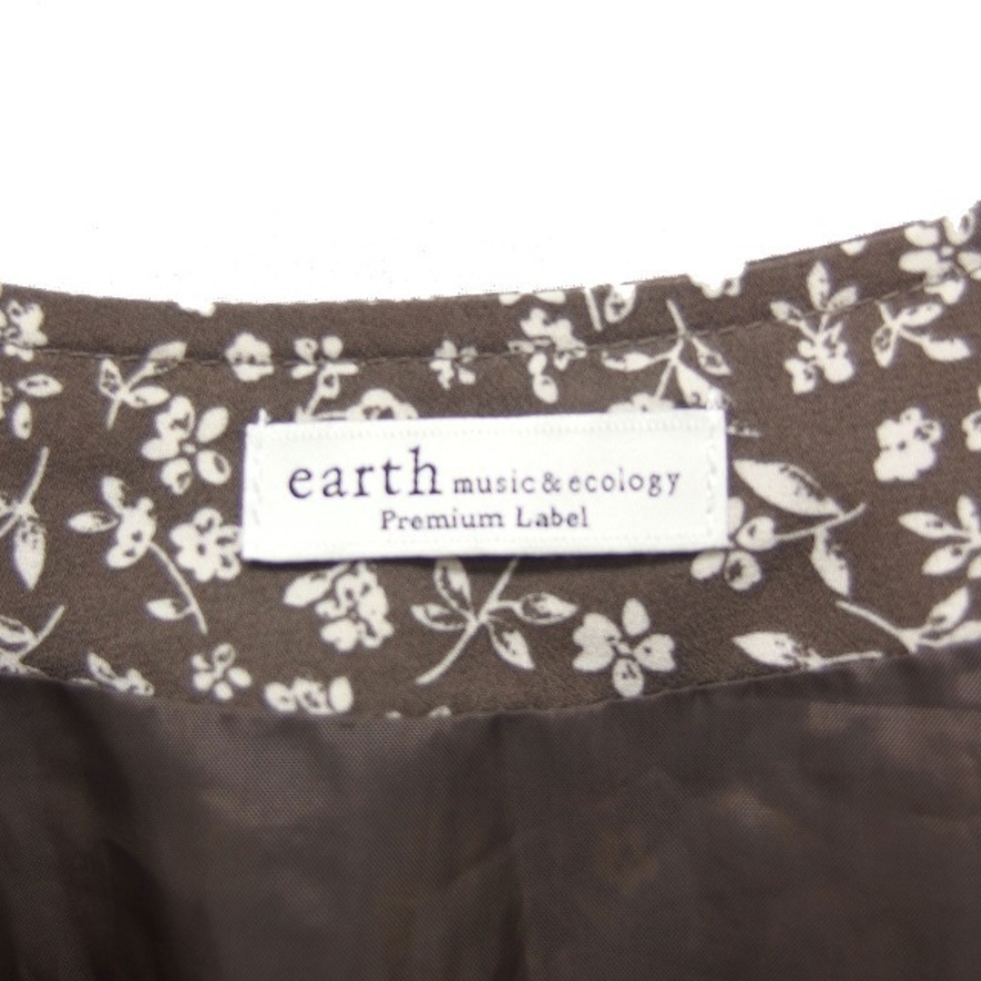 earth music & ecology(アースミュージックアンドエコロジー)のアースミュージック&エコロジー 小花柄 ワンピース 長袖 ロング丈 フレア  レディースのワンピース(ロングワンピース/マキシワンピース)の商品写真