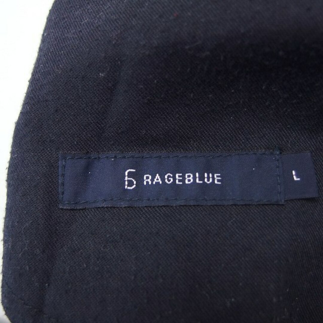 RAGEBLUE(レイジブルー)のレイジブルー RAGEBLUE テーパード パンツ シンプル ベルト 綿混 L レディースのパンツ(その他)の商品写真