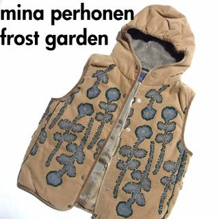 mina perhonen - ミナペルホネン ベロア カットソー 七分袖 別珍 