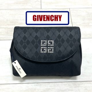 ジバンシィ(GIVENCHY)の新品！ジバンシィ ラインストーンロゴ×モノグラム レディース ポーチ バッグ(ポーチ)