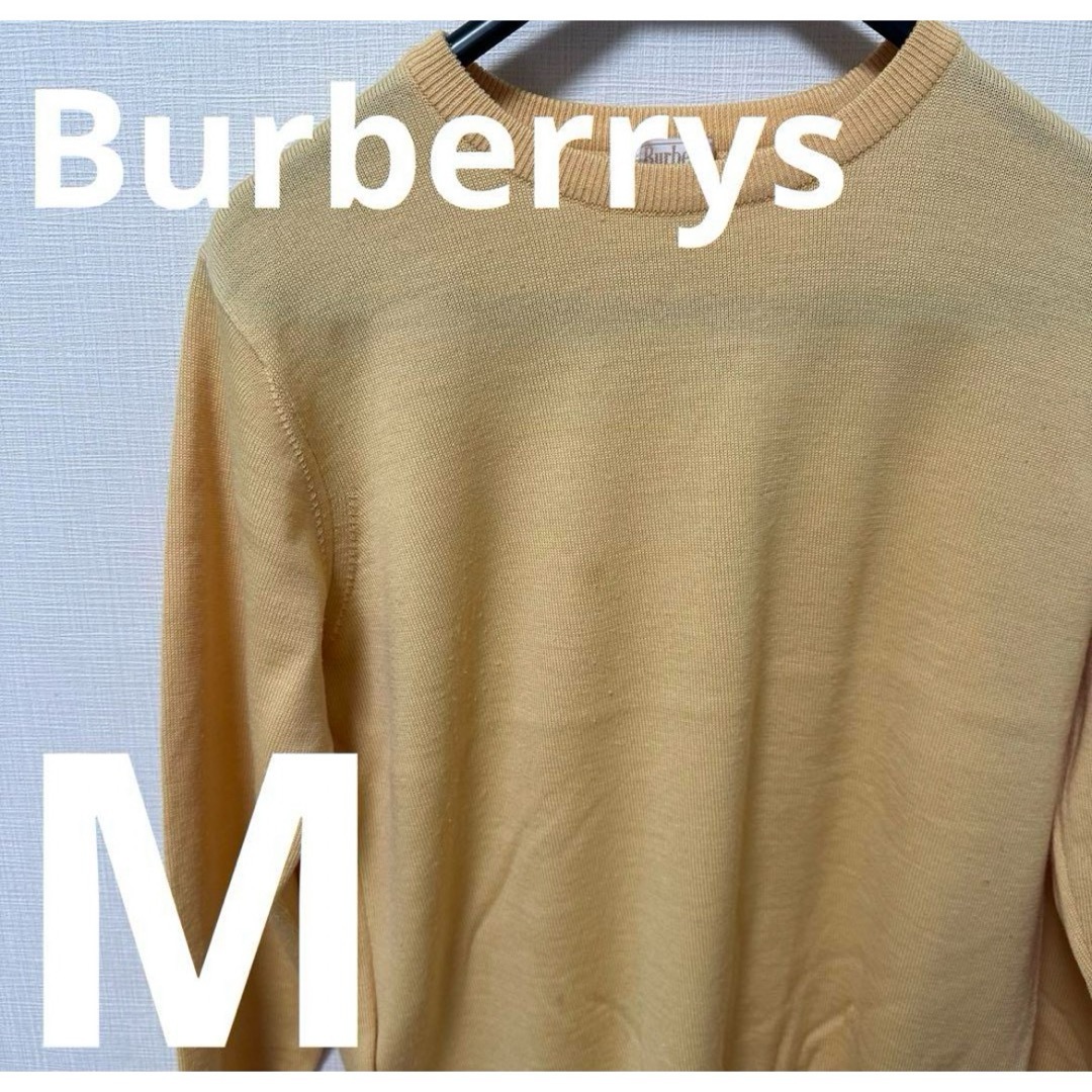 BURBERRY(バーバリー)のBurberrys  山吹色　ニットセーター　M レディースのトップス(ニット/セーター)の商品写真