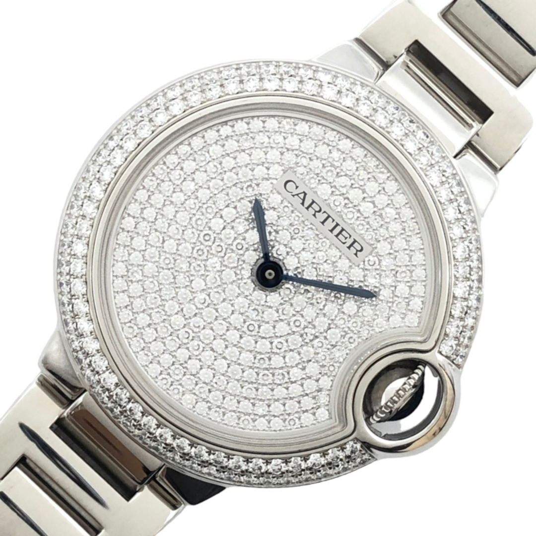 Cartier(カルティエ)の　カルティエ Cartier バロンブルー ドゥ カルティエ WE902048 ホワイトゴールド K18WG レディース 腕時計 レディースのファッション小物(腕時計)の商品写真