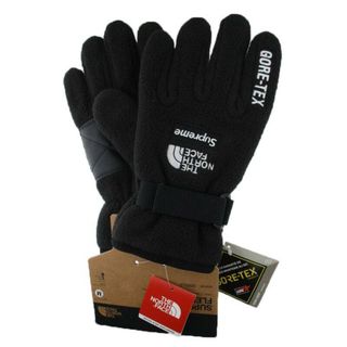 シュプリーム(Supreme)のシュプリーム ×ノースフェイス THE NORTH FACE  20SS  RTG FLEECE GLOVE ロゴ刺繍フリースグローブ メンズ M(手袋)